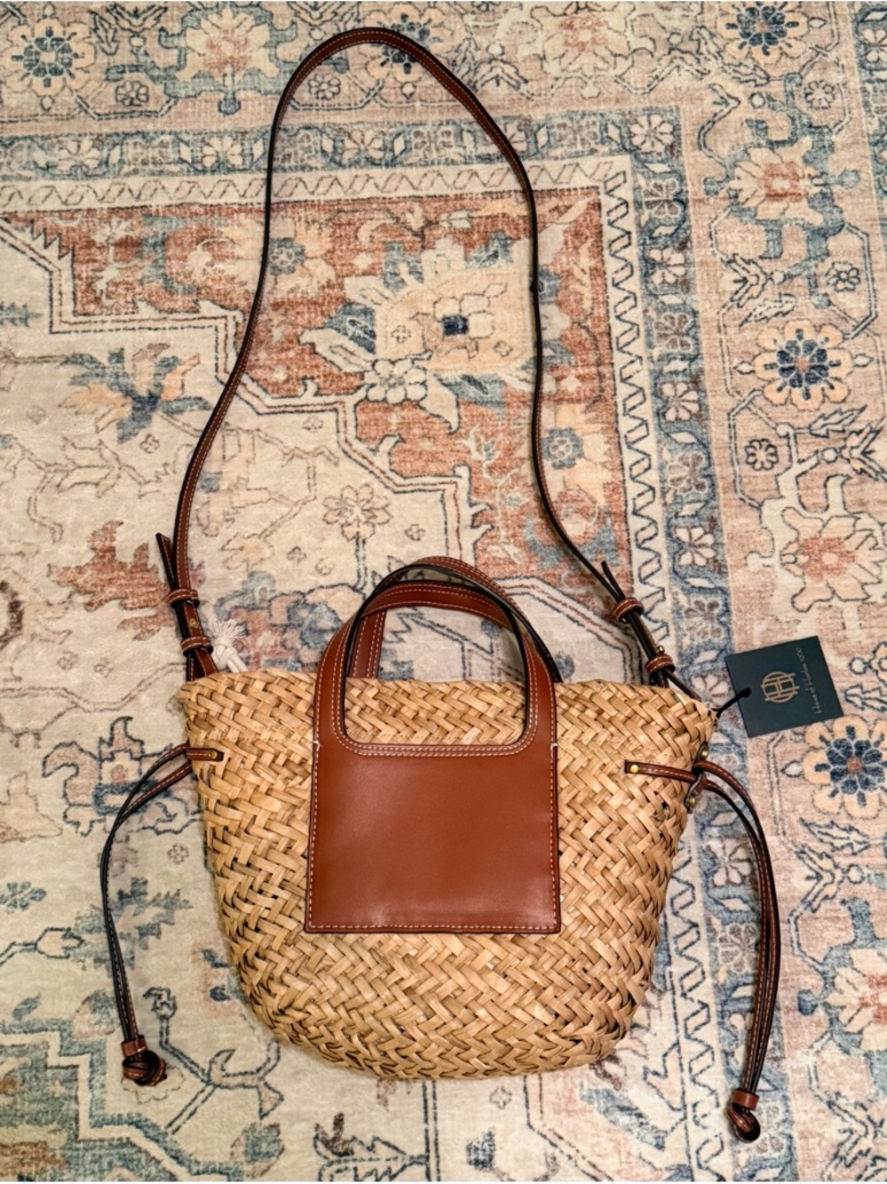House of Harlow 1960 | Woven Straw Crossbody - Picture 4 of 9